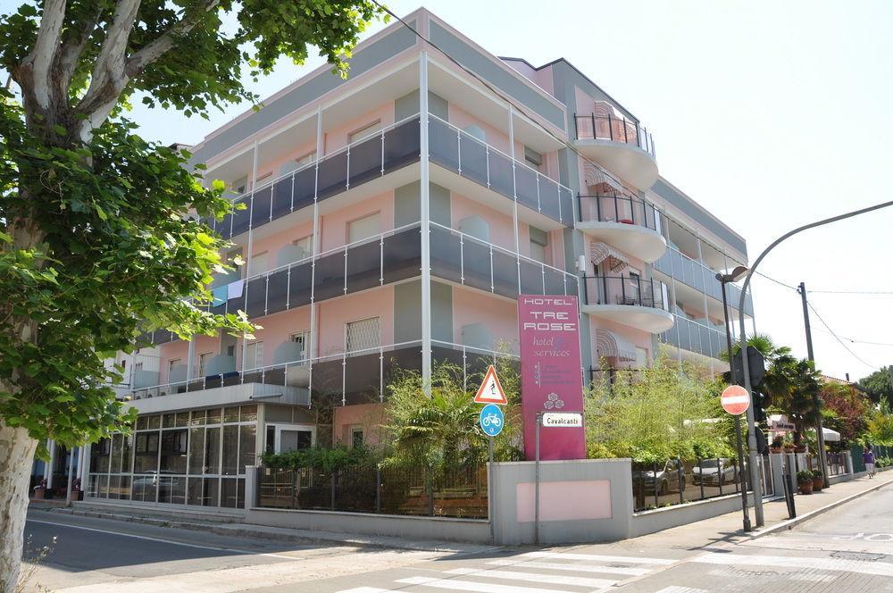 Hotel Tre Rose Riccione Exteriör bild